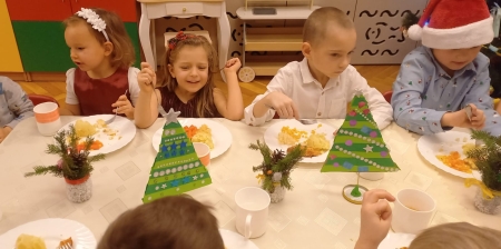 Spotkanie wigilijne w przedszkolu